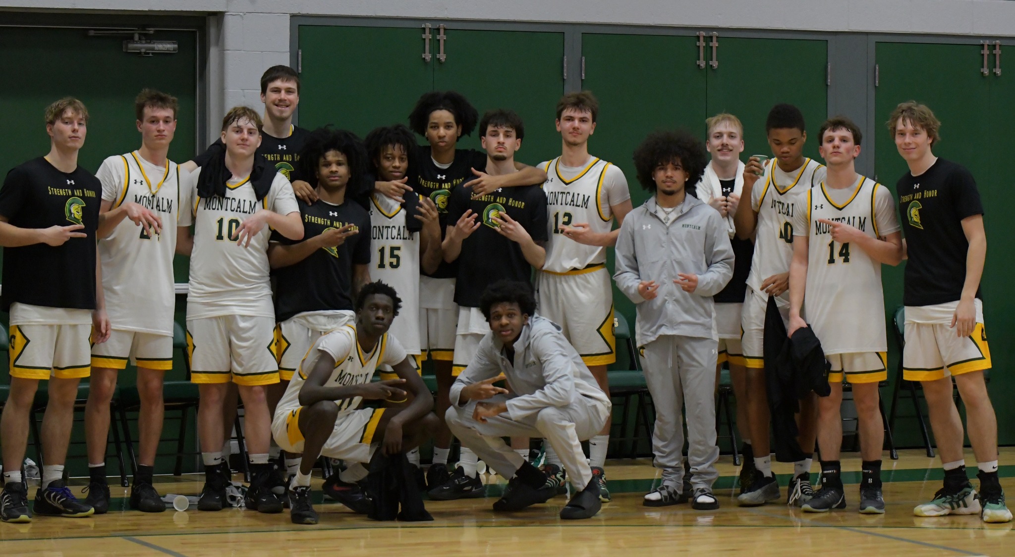The Montcalm Community College Centurions men&rsquo;s basketball team wrapped up its regular season with a 74-58 road win over Kirtland Community College Wednesday, Feb. 25. The Centurions are now preparing for their postseason appearance in the NJCAA Regional Tournament, which their first game will be against Delta College at home, Tuesday, March 3. &mdash; Montcalm Community College | Laurie Shaffer